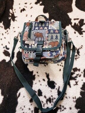 WOMEN'S 80'S/90'S CAMPING MINI BAG - MULTI